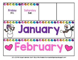 Target Pocket Chart Calendar Cards 2 5 Inches