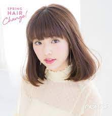 鈴木優華 髪を20cm以上カットして春ヘアにチェンジ マネしたいポイントはココ 内巻き ボブ 髪 色 ヘアモデル