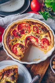Tomaten Quiche Mit Murbeteig Einfaches Rezept Klara S Life Tomaten Quiche Quiche Rezept Vegetarisch Rezepte