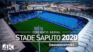Club de foot montréal, or simply cf montréal, is a canadian professional soccer club based in montreal. 4k Drone Footage Saputo Stadium Montreal Impact Spectacular Arenas 2019 Youtube