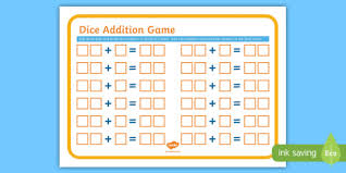 We did not find results for: Free Dice Addition Recording Sheet Game Twinkl