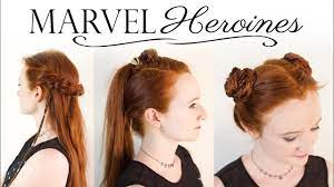 Heroines Of Marvel Hair Tutorial Gamora Valkyrie Shuri Youtube Hair Tutorial Hair Styles Girl Hairstyles