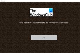 The very first thing you need to do is to confirm whether there really is a server outage in your game, or the . You Need To Authenticate To Microsoft Services Minecraft Error