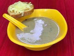 Creamy Mushroom Soup No Cream Recipe With Tip Time Recipe In Marathi With English Text Healthy Yo Recipes In Marathi Creamy Mushroom Soup Creamy Mushrooms
