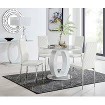 Round kitchen dining table and chairs. Round Dining Table Sets You Ll Love Wayfair Co Uk