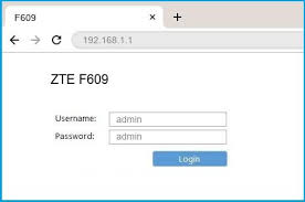 Zte f609 default router login. 192 168 1 1 Zte F609 Router Login And Password