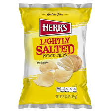 They also happen to be vegan, gluten free and paleo. Herr S Lightly Salted Gluten Free Potato Chips 10 5oz Target