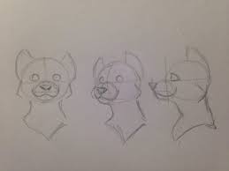Shape the head outline as if you were drawing a animal's head. Head Angle Tutorial Furry Amino