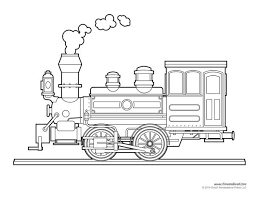 Train Template Train Coloring Pages Train Crafts Train Template