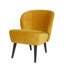 woood fauteuil sara fluweel okergeel fauteuils banken fauteuils meubelen karwei slaapkamer okergeel fauteuil woood fauteuil karwei