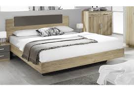 Massivholzbett bett schlafzimmerbett fresno eiche massiv 180x200 cm. Pack S Bett Borba Lavagrau Eiche Sanremo 160x200 Cm Hertie De