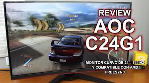 Save or upgrade with a similar computer monitor. Aoc C24g1 Monitor Gaming Barato Con 144 Hz Youtube