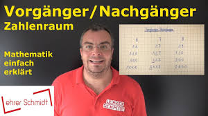 Diktate grundschule klasse 3 deutsch. Vorganger Und Nachganger Mathematik Einfach Erklart Lehrerschmidt Youtube