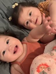 Whose baby is so cute?Steal aunt's heart.@Andyyyyy<3  🥰🥰🥰#julietteandgianna #juliette #gianna #babys #twins #fyp