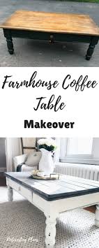 This is an easy diy project that anyone can do and i will show you how. Farmhouse Coffee Table Makeover