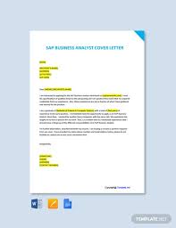 Maybe you would like to learn more about one of these? Sap Business Analyst Cover Letter Template Free Pdf Google Docs Word Template Net