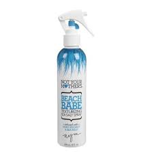 Not Your Mother S Beach Babe Texturizing Sea Salt Spray Makes Incredible Beach Waves Not Dry Greasy Or Bad Texturizing Sea Salt Spray Salt Spray Beach Babe
