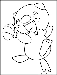 These pokemon coloring pages allow kids to accompany their favorite characters to an adventure land. Oshawott Coloring Page