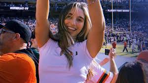 Pornstar Abella Danger is Miami's superfan cheering team to CFP glory vs Indiana