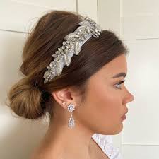 Buy Eliza ~ Wedding Headband, Crystal Headband, Bridal, Headband for  Brides, Wedding Headband for Bride, Crystal Head Band, Luxury Bridal Crown  Online in India