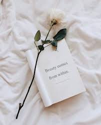 Beauty From Within Book Aesthetic Cream Aesthetic Aesthetic Iphone Wallpaper