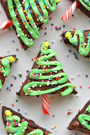 Triple chocolate christmas tree brownies, christmas tree brownies, vegan christmas brownies. Easy Christmas Tree Brownies Recipe Edible Christmas Gifts Christmas Treats Easy Christmas Treats
