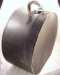 Pin By Mirjam On Hat Boxes Black Leather Hat Leather Hats Vintage Hat Boxes