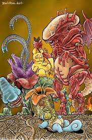 Xenomorph Pokemon Xenomorph Alien Vs Predator Alien Artwork