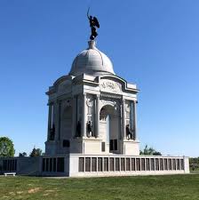 The philadelphia inquirer would write standing in a blistering summer sun during the early part of the ceremonies and through a drenching rain toward the end,. Pennsylvania State Memorial S Living General Gettysburg Remembered