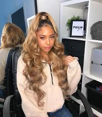 Philiperichair On Instagram Half Up Half Down For Ameliamonet Using Hairess Bundles Hair Styles Wig Hairstyles Weave Ponytail Hairstyles