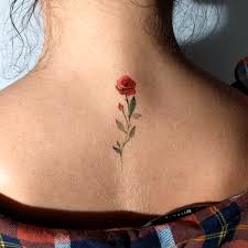 While traditionally rose tattoos are done in red, if you have another type of rose that you prefer, then why not try a tattoo in that color, like this design here? 18 Romantic Small Rose Tattoo Ideas For Ladies Styleoholic