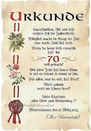 Im Din A4 Format Das Geburtsdatum Des Empfangers Der Empfangerin Geburtstag Gedicht Spruche Zum 70 70 Geburtstag Spruche