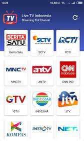 Οι χρήστες από το εξωτερικό ίσως βρουν λύση, διαβάζοντας τις οδηγίες εδω. Live Tv Online Indonesia Semua Channel For Android Apk Download