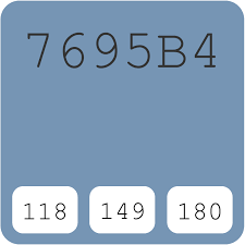 In the rgb color model #68a0b0 is comprised of 40.78% red, 62.75% green and 69.02% blue. Ford Light Crystal Blue 7695b4 Hex Farbcode Schemas Farben Farbpaletten Passende Lackfarben