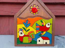 We would like to show you a description here but the site won't allow us. Set Of Two Salvadoran Folk Art El Salvador Wood Plaques Birds Houses From Ancient Of Daze Folk Art El Salvador Art Pottery Painting