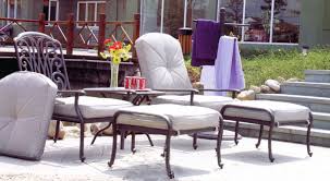 Shop our best selection of outdoor patio lounge chairs to reflect your style and inspire your outdoor space. Patio Furniture Deep Seating Club Chair Cast Aluminum Double Adjustable W Ottos Lisse