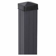 Poteau aluminium (2) gouttière alu (11) profil pour plaques emboîtable (3) accessoire profilé aluminium (7) profilé en aluminium. Poteau Aluminium Neva Anthracite H 240 Cm Sans Base Castorama