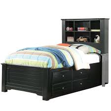 I love this gorgeous chocolate color! Harriet Bee Edana Full Mate S Captain S Bed With Bookcase Wayfair