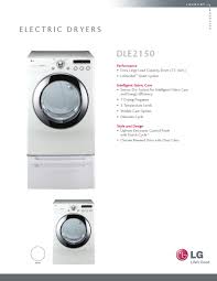 Thank you for buying an lg dryer. Lg Dle2150 Specification Pdf Download Manualslib