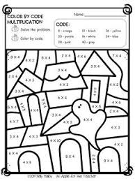 On this page, you will find halloween math worksheets on a variety of topics including halloween multiplication, division, addition and subtraction. Halloween Color By Number Math Facts Practice Math Facts Halloween Color By Number Math Coloring Worksheets