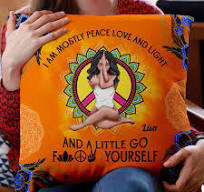 Personalized Yoga Girl Pillow, Custom Gift for Yoga Lovers ...