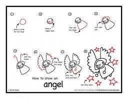 Don't forget to sketch the shoes. How To Draw An Angel Art For Kids Hub Angel Drawing Art For Kids Hub Drawings