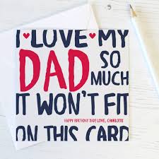 Father's day candy tie card. Love My Our Dad Daddy Birthday Card By Wink Design Notonthehighstreet Com