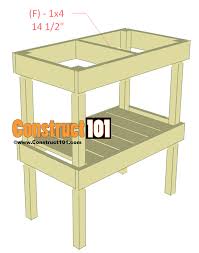 Check out the tutorial at the kitchn! Bbq Table Plans Construct101