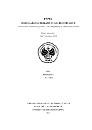 Silabus ktsp kelas iv sd lengkap. Doc Tugas Terstruktur Yuni Tumisafe Academia Edu
