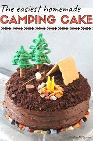 Posted on february 24, 2019february 24, 2019. Easy S Mores Camping Cake For Beginner Bakers Feeling Nifty