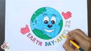 We're splitting the earth into two hemispheres to see what's inside! Drawing World Earth Day Poster Youtube