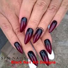 Black And Red Ombre Acrylic Nails 53 Herausragende Bridal Nails Art Designs Ideen 2018 2019 Art Bridal Designs With Images Goth Nails Gothic Nails Nail Art Ombre