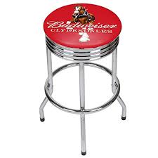 Not to mention hats from your favorite liquor as well. Amazon For Trademark Gameroom Ab1005 Cly R Budweiser Chrome Ribbed Bar Stool Clydesdale Red Accuweather Shop