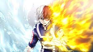If you wanna stop this, then stand up! Shoto Todoroki Ice And Fire My Hero Academia 4k 11920